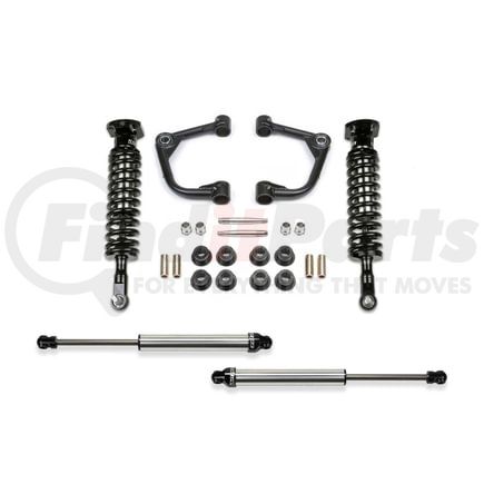 K2374DL by FABTECH - Uniball UCA Lift System w/Shocks; 2 in. Lift w/Front Dirt Logic 2.5 Coilovers And Rear Dirt Logic 2.25 Shocks;