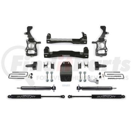 K2386M by FABTECH - Basic Lift System w/Shocks; 4 in. Lift; w/Rear Stealth Shocks;