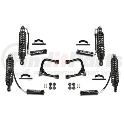 K2427DL by FABTECH - 3' UCA KIT W/BJ & DLSS RESI SHOCKS