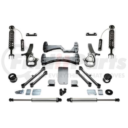 K3088DL by FABTECH - Performance Lift System; 6 in. Lift; w/Dirt Logic SS 2.5 Coilover Resi; Rear Dirt Logic SS;