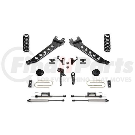 K3144DL by FABTECH - Radius Arm Lift System; w/DLSS Shocks; 5 in. Lift; w/Coils;