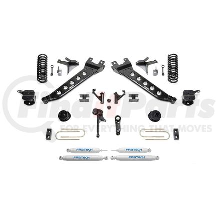 K3147 by FABTECH - Radius Arm Lift System; 7 in. Lift; Incl. Performance Shocks;