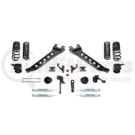 K3156 by FABTECH - Radius Arm Lift System; 7 in. Lift; Incl. Coil Springs; Performance Shocks;