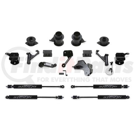 K3173M by FABTECH - Basic Lift System w/Shocks; 5 in. Lift; w/Stealth;
