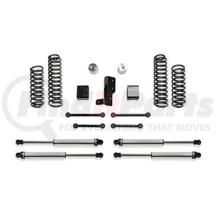 K4107DL by FABTECH - Sport Lift System w/Shock; 3 in. Lift; w/Spacers; Front And Rear Dirt Logic 2.25 Shock;