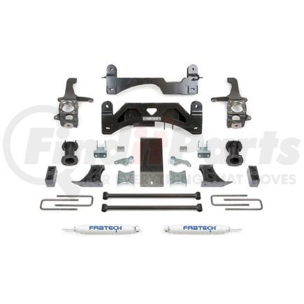 K7009 by FABTECH - Basic Lift System w/Shocks; w/Performance Shocks; 6 in. Lift;