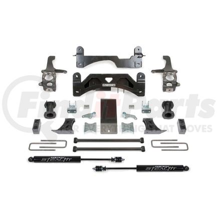 K7009M by FABTECH - Basic Lift System w/Shocks; w/Stealth Monotube Shocks; 6 in. Lift;