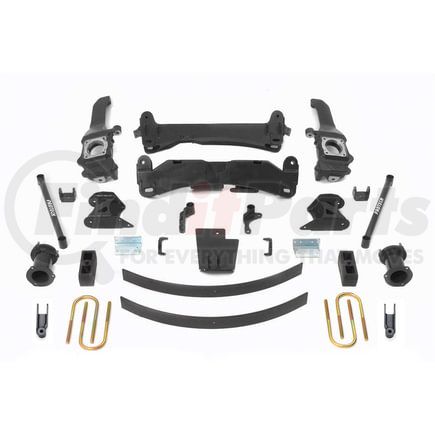 K7034 by FABTECH - Basic Lift System w/Shocks; Rear for 6 in. Lift System;