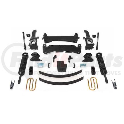 K7035DL by FABTECH - Performance Lift System; 6 in. Lift; Front Dirt Logic SS 2.5 Coilovers;