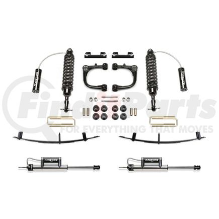 K7063DL by FABTECH - Uniball UCA Lift System w/Shocks; 3 in. Lift; w/Uniball Upper Control Arm System; 1.5 in. Spring Pack; Front DL 2.5 Resi Coilovers; Rear DL 2.25 Resi Shocks;