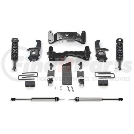 K7077DL by FABTECH - Performance Lift System w/Shocks; 4 in. Lift; w/Dirt Logic 2.5 Coilovers;
