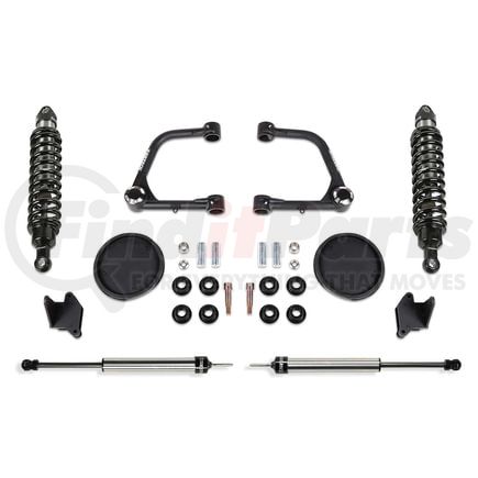 Fabtech K7087DL Suspension Control Arm Kit Uniball UCA Lift Kit; 3 in. Lift; w/Uniball; Front Dirt Logic 2.5 Coilover N/R;
