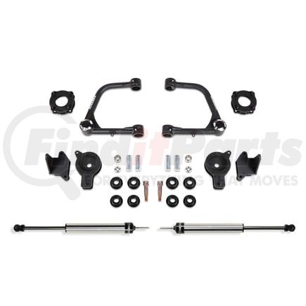 K7089DL by FABTECH - Uniball UCA Lift Kit; 3 in. Lift; w/Uniball; Front Shock Spacer; Rear Dirt Logic 2.25 Shock; Rear Air Bag Spacers;