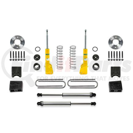 K9001DL by FABTECH - Coil Assist Kit; 1.5 in.; Front Bilstein B6 Struts And Rear Dirt Logic 2.25 Shocks;