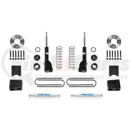 K9000 by FABTECH - Coil Assist Kit; 1.5 in.; Front Bilstein B4 Struts And Rear Performance Shocks;