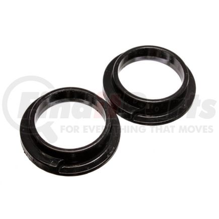 156103G by ENERGY SUSPENSION - Coil Spring Isolator Set; Black; ID 3 in.; OD 4 5/16 in.; H-1 1/8 in.; Performance Polyurethane;