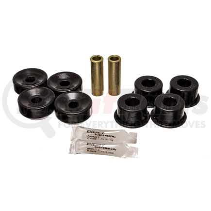 16.8108G by ENERGY SUSPENSION - Shock Bushing Set; Black; Rear; Performance Polyurethane;