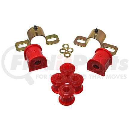 25111R by ENERGY SUSPENSION - Sway Bar Bushing Set; Red; Rear; Bar Dia. 16mm; Performance Polyurethane;
