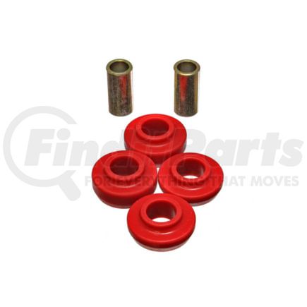 3.1107R by ENERGY SUSPENSION - Transfer Case Torque Mount; Red; Performance Polyurethane; Pair;