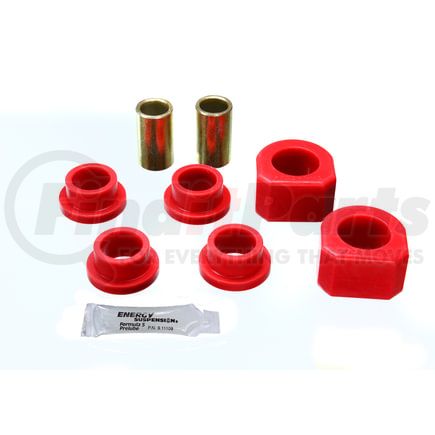 35118R by ENERGY SUSPENSION - Sway Bar Bushing Set; Red; Front; Bar Dia. 1.25 in.; Incl. Sway Bar End Link Bushings; Performance Polyurethane;