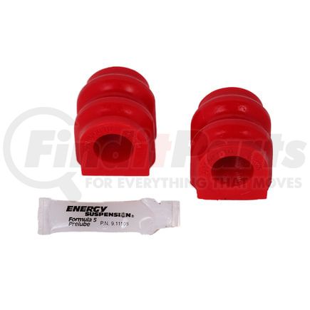 3-5215R by ENERGY SUSPENSION - Sway Bar Bushing Set; Red; Rear; Bar Dia. 28mm; Incl. Sway Bar End Link Bushings; Performance Polyurethane;