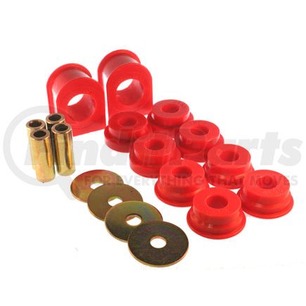 45186R by ENERGY SUSPENSION - Sway Bar Bushing Set; Red; Front; Bar Dia. 32mm; Incl. Sway Bar End Link Bushings; Performance Polyurethane; For Vehicles After 3/99 Production Date;