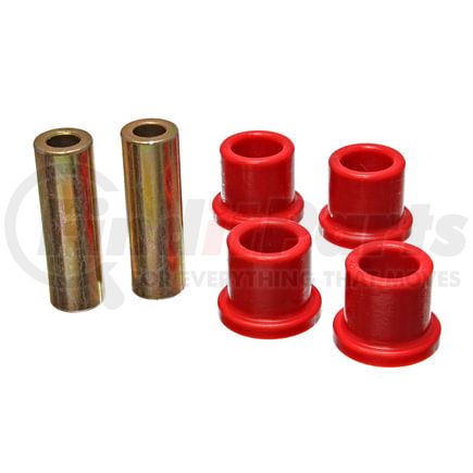 5.10105R by ENERGY SUSPENSION - Rack And Pinion Bushing Set; Red; Performance Polyurethane;