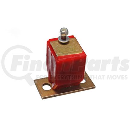 5.1112R by ENERGY SUSPENSION - Transmission Mount; Red; Tall/Square; Performance Polyurethane;