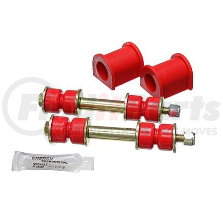 7-5117R by ENERGY SUSPENSION - Sway Bar Bushing Set; Red; Front; Bar Dia. 24mm; Performance Polyurethane;