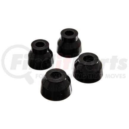 913127G by ENERGY SUSPENSION - Ball Joint Dust Boot Set; Black; Front; Performance Polyurethane; Incl. 2 Upper/Lower Ball Joint Boots;