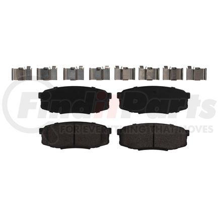 Baer D1304 Disc Brake Pad Set Baer Brakes Claw Brake Pads, Rear