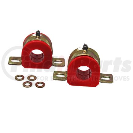 95169R by ENERGY SUSPENSION - Sway Bar Bushing Set; Red; Front Or Rear; Greasable Type; Bar Dia. 1 1/16 in./27mm; 2 9/16 in. Bracket Size; Performance Polyurethane;