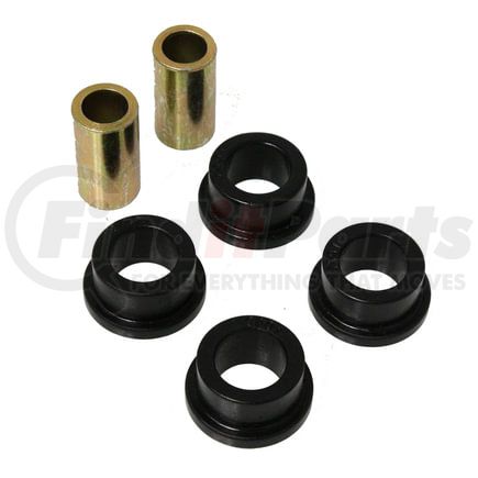 99105G by ENERGY SUSPENSION - Universal Link Bushings; Black; Bushing OD 1 1/8 in.; Sleeve ID 0.5 in.; Sleeve L-1.4; Barrel L-0.5 in.; Flange L-3/16 in.; 4 Bushings w/2 Sleeves; Performance Polyurethane;