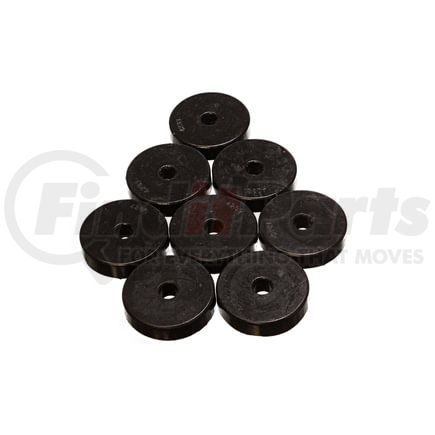 9.9528G by ENERGY SUSPENSION - Universal Leaf Spring Pad; Black; 2 9/32 in. OD x 7/16 in. ID x 1/2 in. H;