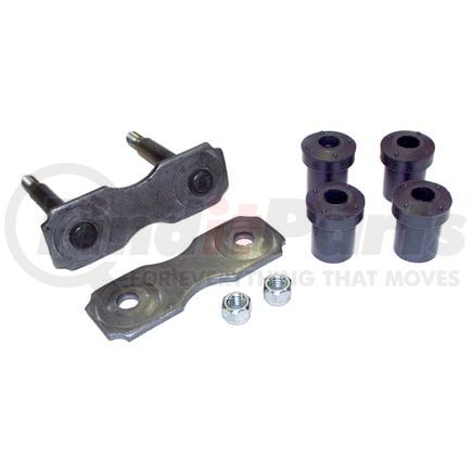 Crown 5357620K Leaf Spring Shackle Kit Leaf Spring Shackle Kit; Front; 2 Required; Incl. 2 Shackle Plates/4 Bushings/2 Lock