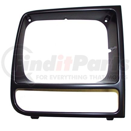 55055136 by CROWN - Headlamp Bezel; Right; Black/Black;