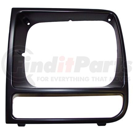 55055137 by CROWN - Headlamp Bezel; Left; Black/Black;