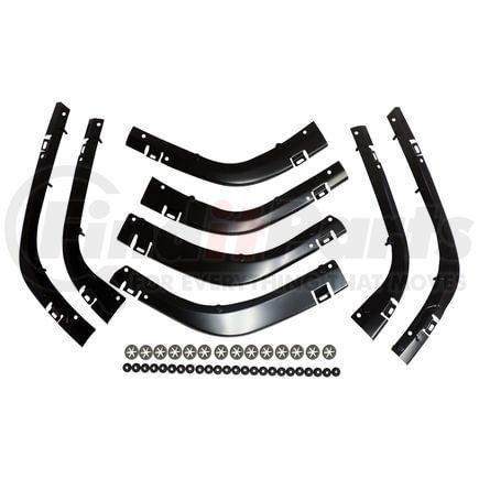 Crown 55155674K Fender Flare Hardware Kit Fender Flare Retainer Kit; Front And Rear; Includes Retainers and Mounting