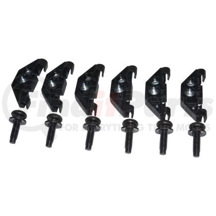 55397093K by CROWN - Hard Top Hardware Kit; Incl. 6 Retainers And 6 Screws;