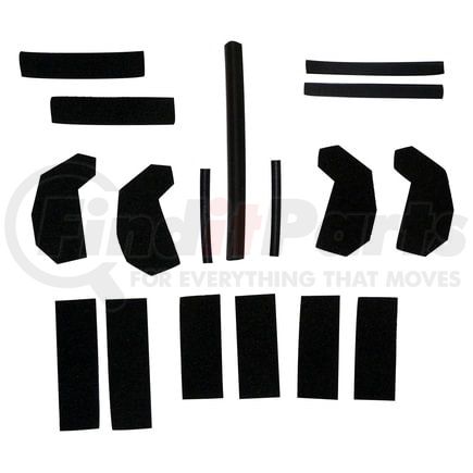 68026937AB by CROWN - Hard Top Seal Kit; w/Hard Top And Various Seals To Repair Leaks;