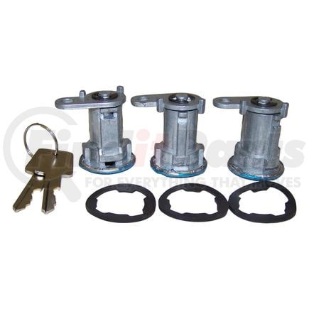 8122874K3 by CROWN - Door Lock Cylinder Kit; Incl. 3 Cylinders; 3 Keys;