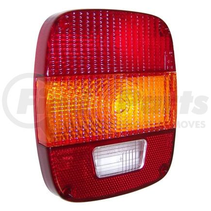 83501003 by CROWN - Tail Light Lens; For Use w/ Jeep 1987-1995 YJ Wrangler; Europe/ 1981-1986 CJ-5/CJ-7/CJ-8 Europe And Australian Design Rules;