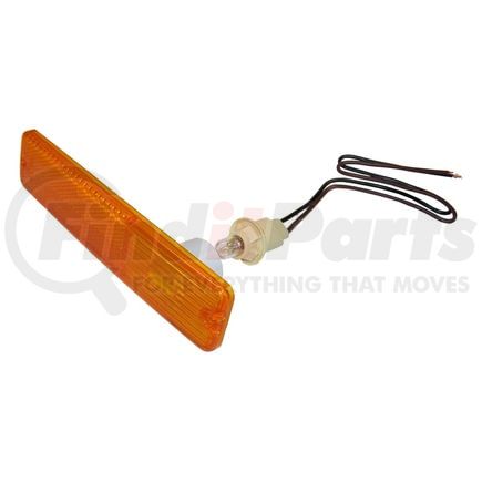 Crown 994020K Parking / Side Marker Light Assembly Side Marker Kit; Front; Amber Lens; Incl. 1 Light w/Bulb/Wiring;