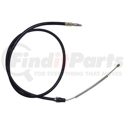 J0999980 by CROWN - Parking Brake Cable; Rear; 67.5 in. Long; Ball And Spring At One End;
