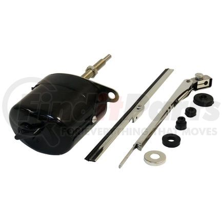 12V by CROWN - Wiper Motor Kit; 12 Volt Motor; Incl. Motor/Arm/Blade/Mounting Grommets;