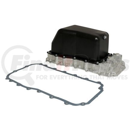 4666153K by CROWN - Engine Oil Pan Kit; Incl. Upper And Lower Oil Pan/Oil Pan To Engine Block Gasket;