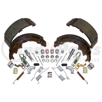 4723367MK by CROWN - Brake Shoe Service Kit; Incl. Shoes; Linings; Hardware; 9 in. x 2.5 in.;