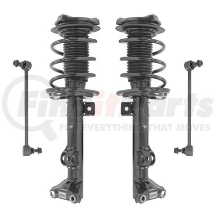 S2-11750 by UNITY AUTOMOTIVE - Front Complete Strut Assembly and Sway Bar Kit