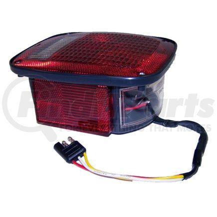 Crown J5758255 Tail Light Assembly Tail Light Assembly; Left; Black; w/Side Marker;