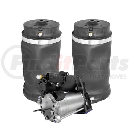 2-15-512900-C by UNITY AUTOMOTIVE - Rear Suspension Air Spring Set, Includes Air Suspension Compressor